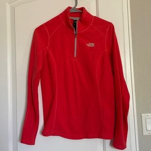 North Face Red Fleece Pullover